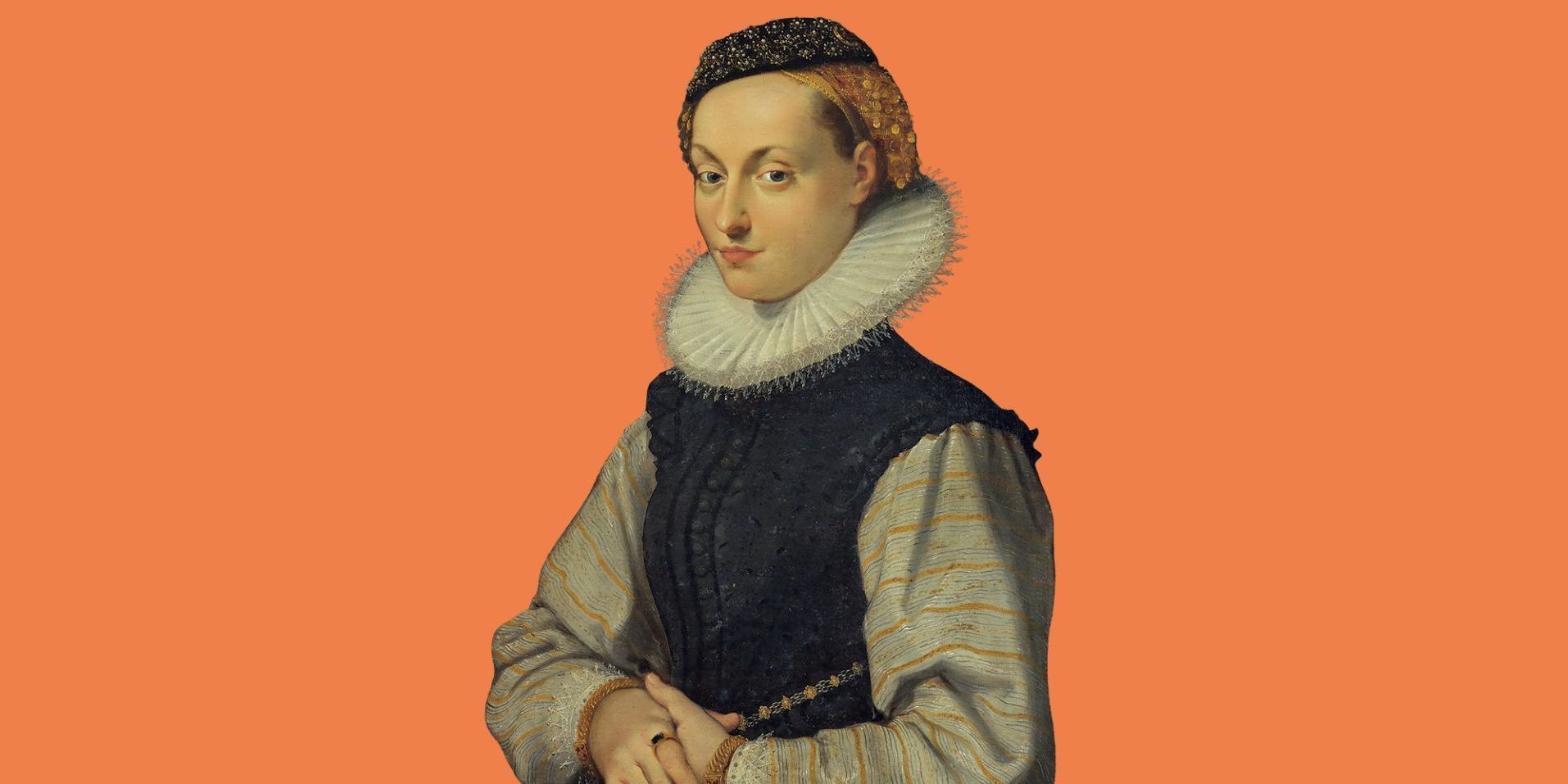 Joseph Heintz d. Ä., Bildnis einer Dame (Detail), 1598, Öl auf Leinwand, 87 × 70 cm, Kunstmuseum Bern, Depositum der Schweizerischen Eidgenossenschaft, Bundesamt für Kultur, Gottfried Keller­Stiftung, Bern  © Kunstmuseum Bern